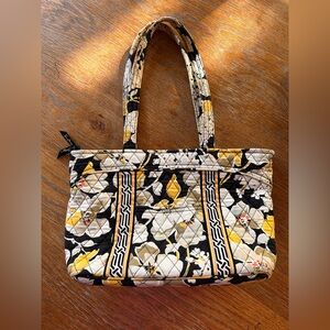 Vera Bradley Dogwood Mandy medium shoulder bag in yellow